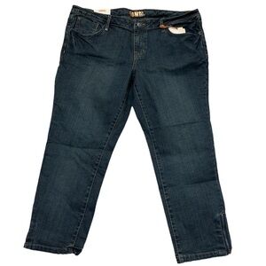 Bitten By Sarah Jessica Parker Ankle Zip Crop Jean Size 14